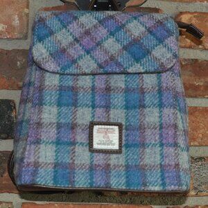 New Glen Appin of Scotland Harris Tweed Tummel Mini Backpack Hand Woven Wool